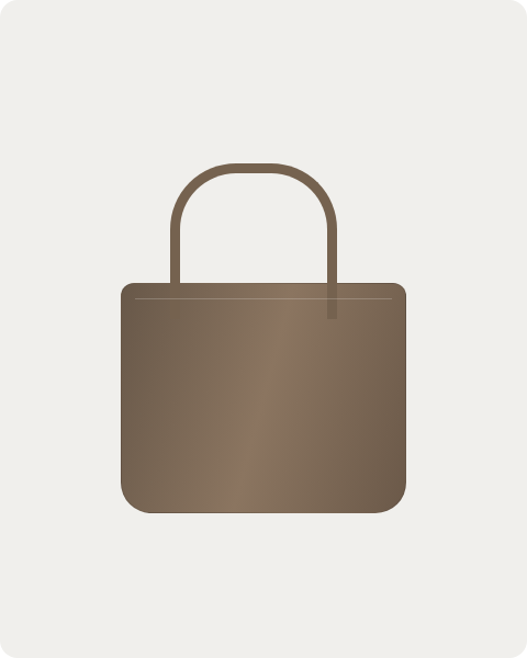 Genuine leather shoulder bag